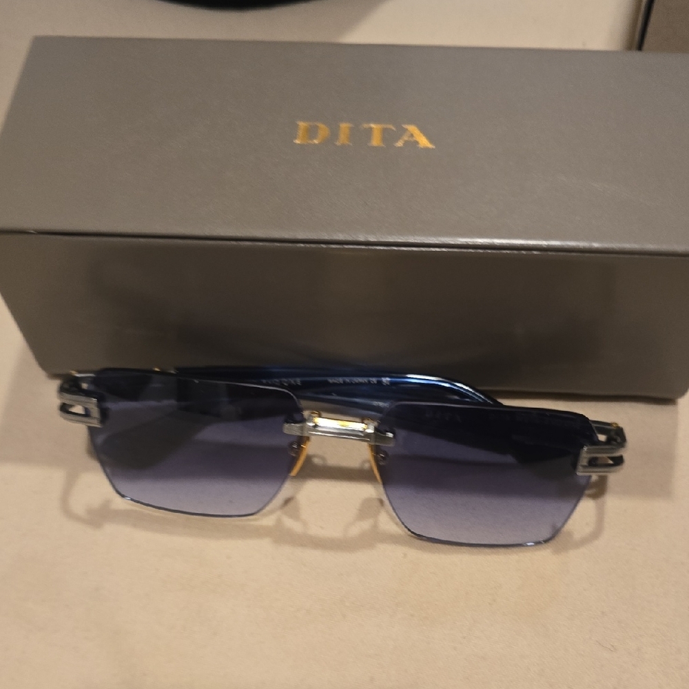 DITA Sunglasses with Dark Blue Lenses